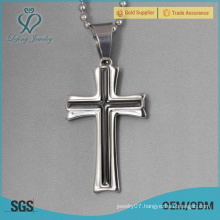 Gothic silver cross pendants for men,silver cross pendant jewellery